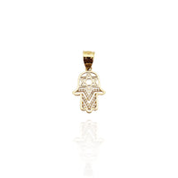 Star Hamsa CZ Pendant (14K) New York Popular Jewelry