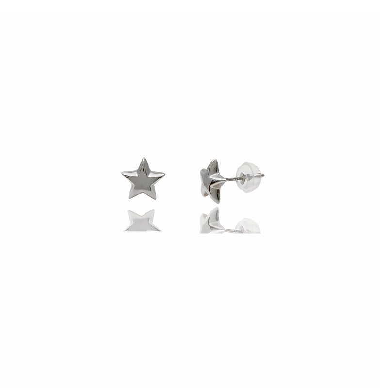 Star Stud Earrings (14K)