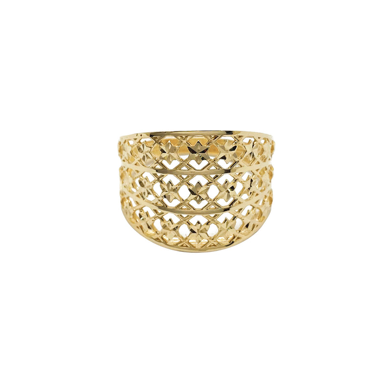 Starry Fish-Net Ring (14K) Popular Jewelry New York
