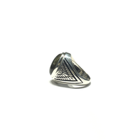 Labradorite Oval Ring (Silver) side - Popular Jewelry - New York