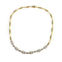 Stone-Set Fancy Necklace (14K) Popular Jewelry New York