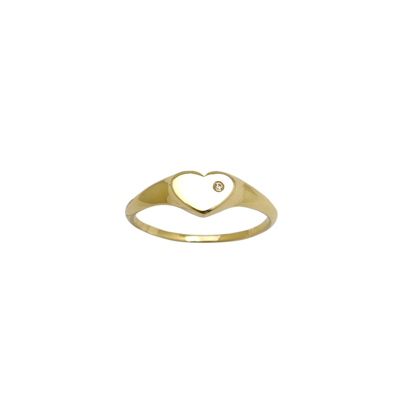 Gypsy Heart Signet Ring (14K)