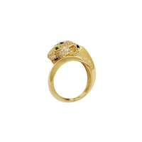 Stone-Set Leopard Ring (14K) Popular Jewelry New York