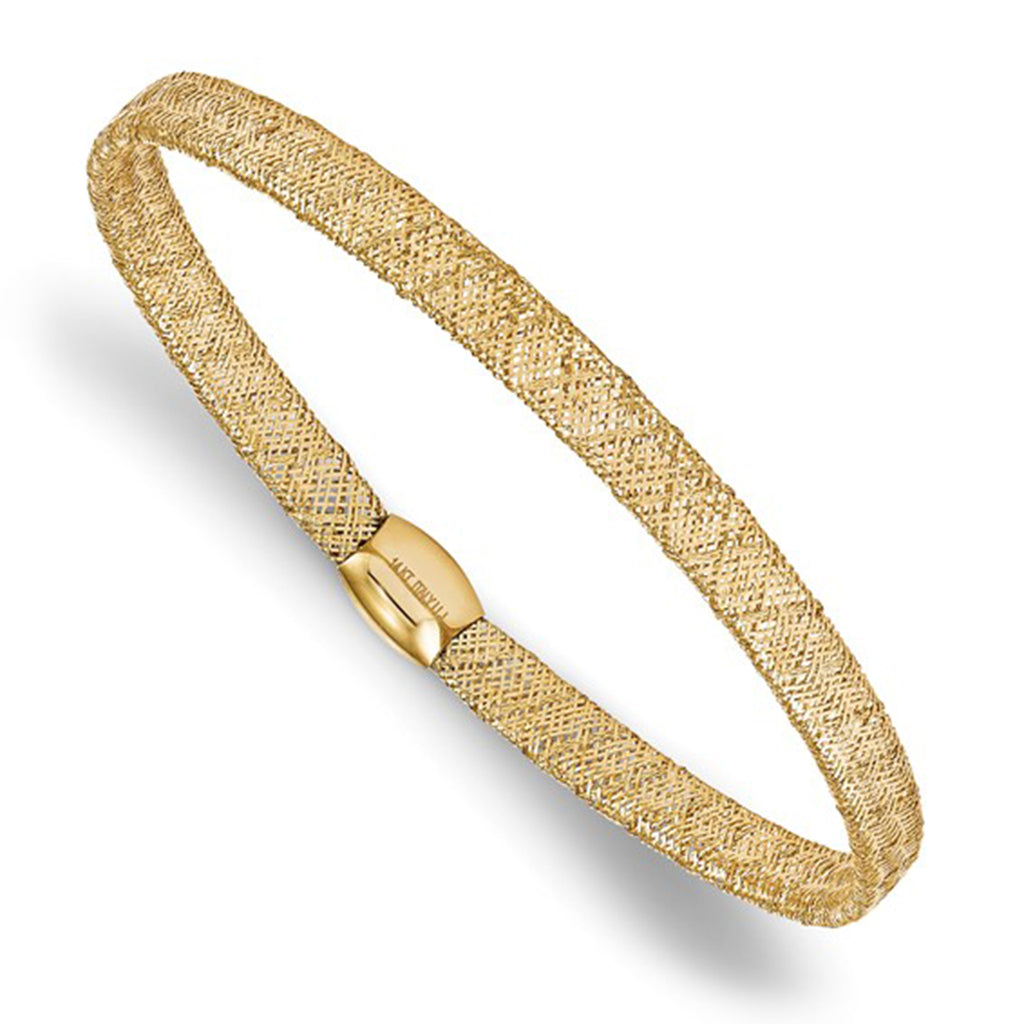 Stretchable Fancy Mesh Bangle Bracelet (14K) – Popular J