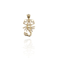 Striped Scorpion CZ Pendant (14K) New York Popular Jewelry