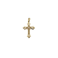 Stylist Cross CZ Pendant (14K)