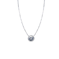 Sun Flower Necklace (Silver)