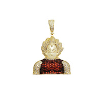 Super Saiyan 2 Goku CZ Kulon (Gümüş) Popular Jewelry New York