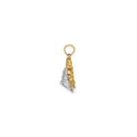 Two Tone Bell Pendant (14K)