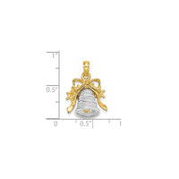 Two Tone Bell Pendant (14K)