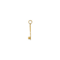 Tennis Racquet and Ball Pendant (14K)