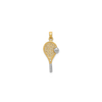 Tennis Racquet and Ball Pendant (14K)