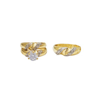 Three-Piece Set Engagement Rings (14K)