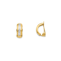 Two Tone Non-Pierced Earring (14K)