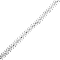 Coepi Pendant Necklace Centipede tennis (Silver) Popular Jewelry Eboracum Novum
