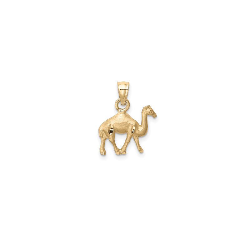 Textured Diamond-Cuts Camel Pendant (14K) Popular Jewelry New York