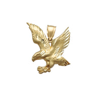 Testuratutako Flying Eagle Matte Akabera Zintzilikarioa (14K) Popular Jewelry NY