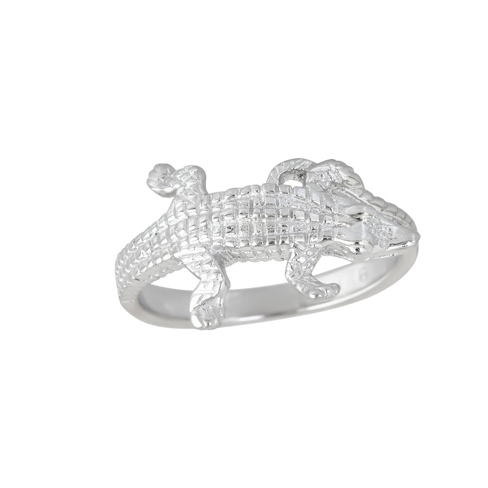 Textured Lizard Ring (Silver) Popular Jewelry New York