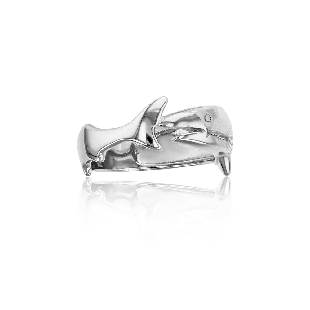 Textured Shark Ring (Silver) Popular Jewelry New York