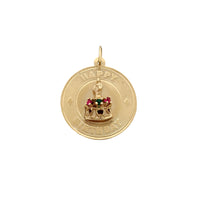 Tiara Malipayong Kaadlaw sa Medallion Pendant (14K) Popular Jewelry Bag-ong York