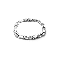 Gelang Tiger-Eye Link (14K) Emas Putih 14 Karat, Popular Jewelry New York