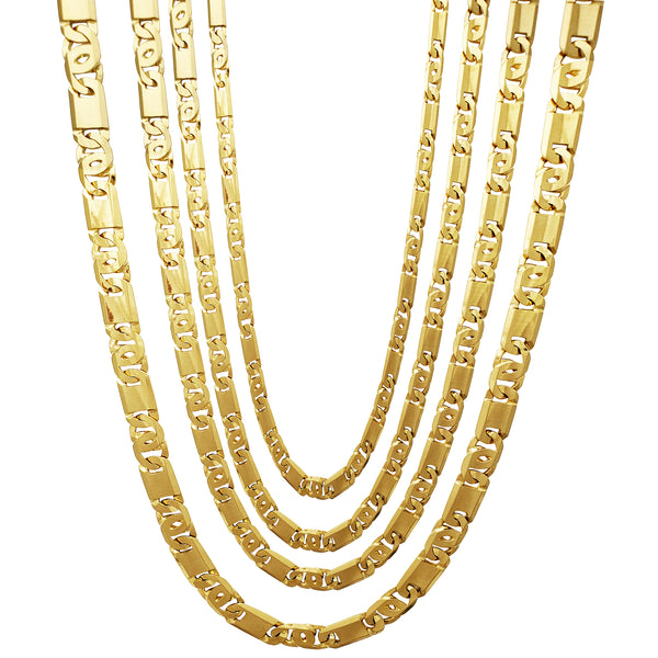 Tiger-Eye Link Chain (14K) Popular Jewelry New York