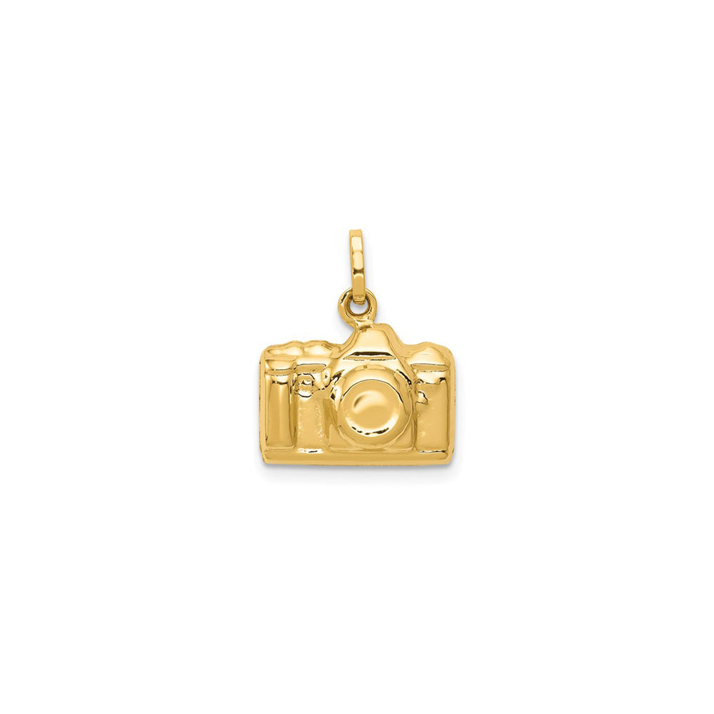 Tiny 3-D Camera Pendant (14K)