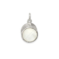 Tiny Drum Pendant (Silver)