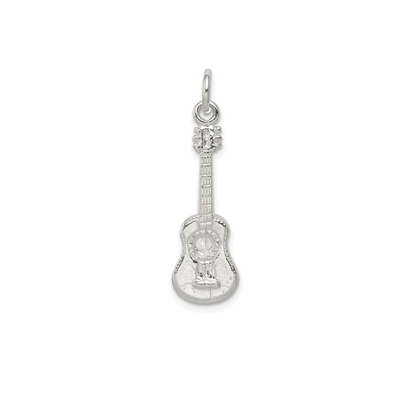 Tiny Guitar Pendant (Silver)