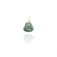 Tiny Jade Buddha Pendant (14K) Nyu-York Popular Jewelry