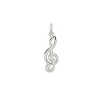 Tiny Music Note Pendant (Silver)