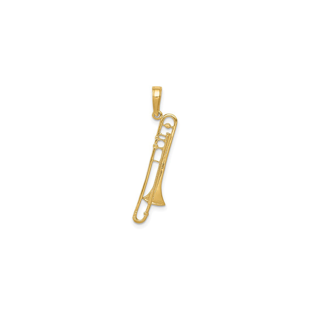 Tiny Trombone Pendant (14K)