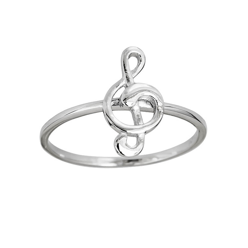 Buy Wire Treble Clef Ring-dainty Music Gift-wire Music Ring-music Note  Jewelry-classic Music Gift-best Friend Ring-sterling-gold-rose Gold Online  in India - Etsy