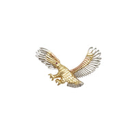 Tri-Color Eagle Pendant (14K)