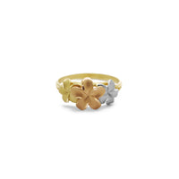 Tri-Color Matte Jasmine Ring (14K) Popular Jewelry New York