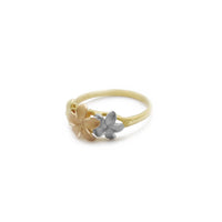 Tri-Color Matte Jasmine Ring (14K) Popular Jewelry New York