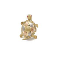 خاتم تشيكوسلوفاكيا بلمسة نهائية من رمل السلحفاة (14 ك) Popular Jewelry نيويورك