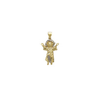Pandantiv cu două tonuri Pruncul Iisus cu brațe deschise (14K) Popular Jewelry New York