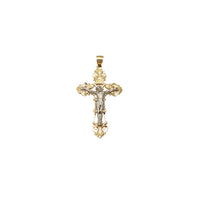 Laba-Tone Fancy Crucifix Pendant (14K)