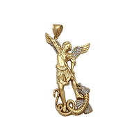 Pingente Saint Michael em dois tons (14K) Popular Jewelry New York