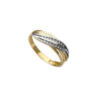 Two-Tone Stone-Set Ring (14K) Popular Jewelry New York
