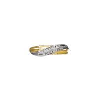 Two-Tone Stone-Set Ring (14K) Popular Jewelry New York