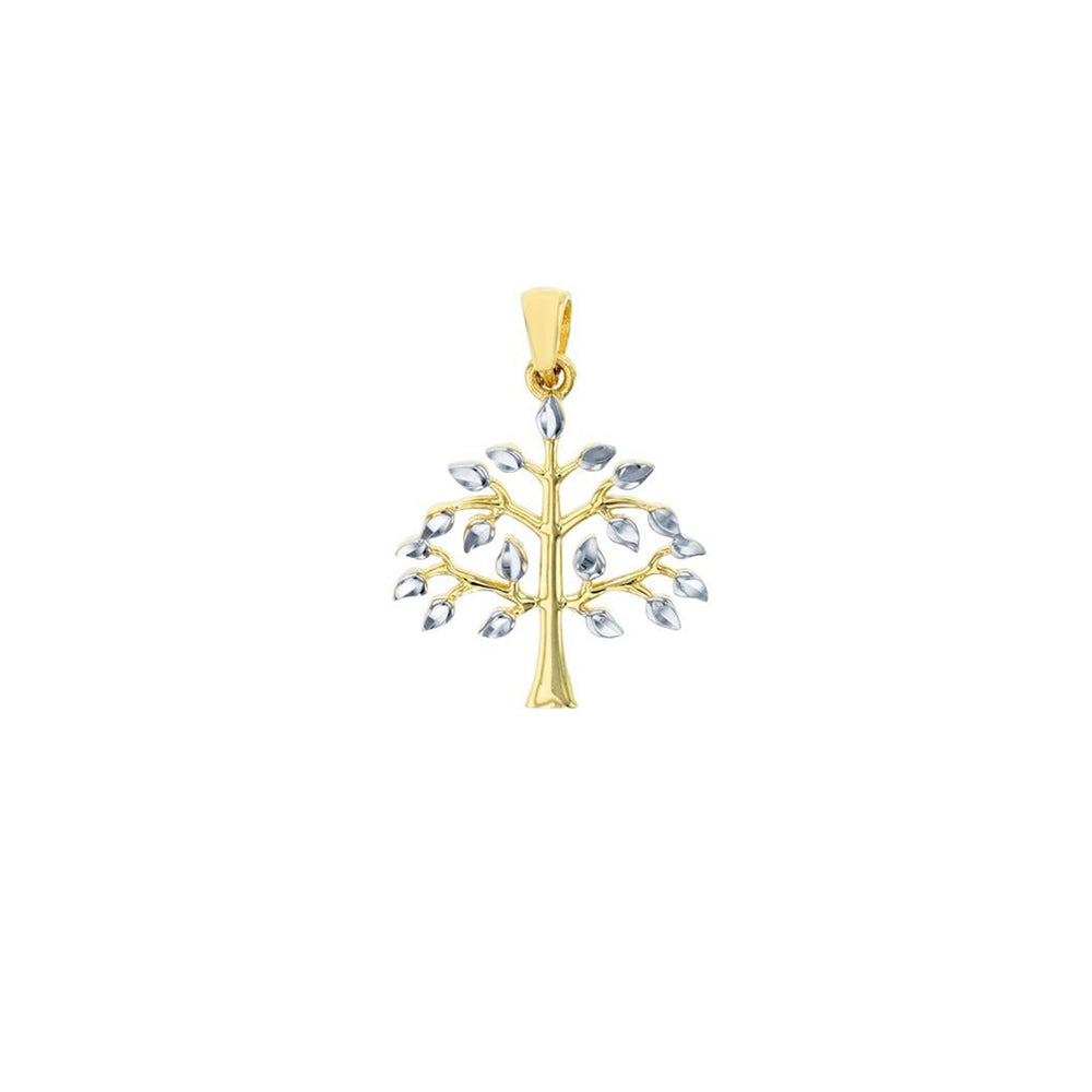 Two-Tone Tree of Life Pendant (14K) Popular Jewelry New York