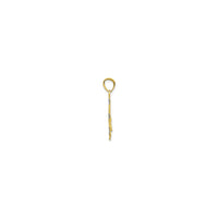 दोन-टोन स्नोफ्लेक पेंडंट (10K) बाजू - Popular Jewelry - न्यूयॉर्क