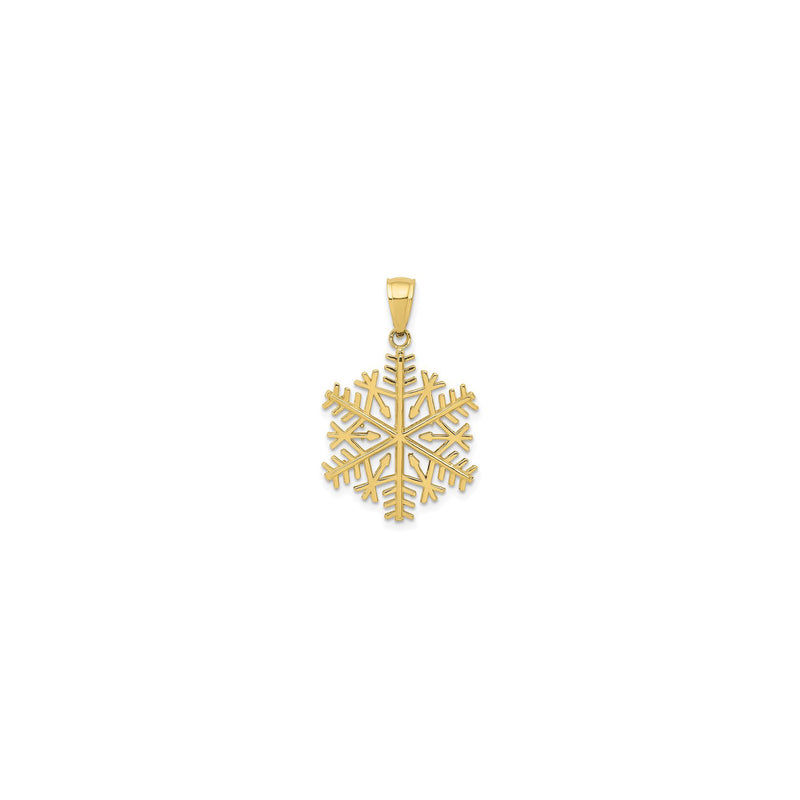 Classic Snowflake Pendant front - Popular Jewelry - New York