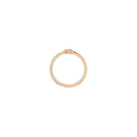 Vista de configuración Bee Stackable Ring Rose (14K) - Popular Jewelry - Nova York