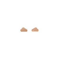 Cloud Stud Earrings rose (14K) اڳيان - Popular Jewelry - نيو يارڪ
