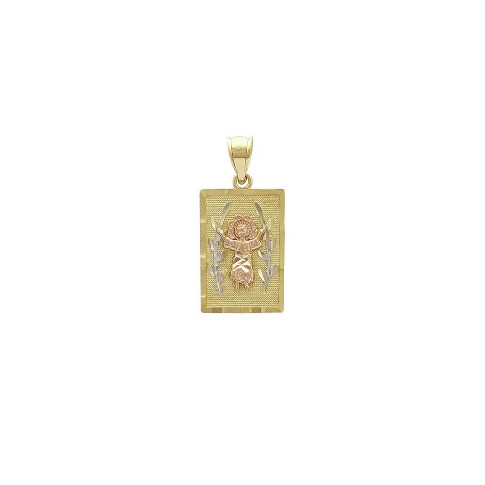 Divine Child Rectangular Pendant (14K)