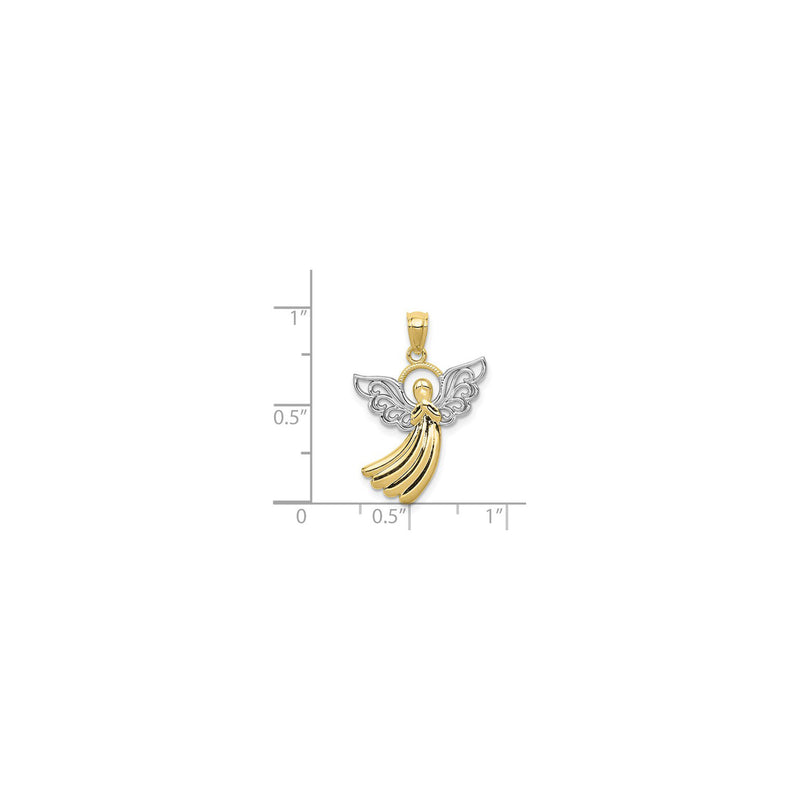 Angel Filigree Pendant (14K) scale - Popular Jewelry - New York