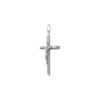 Pendentif croix tubulaire (14K) côté - Popular Jewelry - New York
